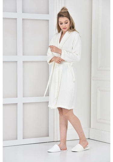 Ecocotton Alessa Kadın Pike Bornoz