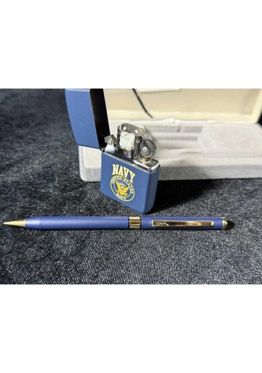 Zippo 1994 United States Navy Özel Seti Çakmak Ve Kurşun Kalem