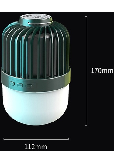 Butu HS-LY01-V1 Led Fener Kamp Parlak Çadır Işıklı Taşınabilir Bluetooth Hoparlör