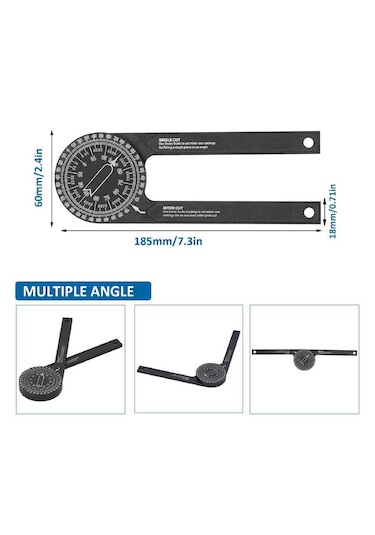 Aek-tech Mekanik Hassas Açı Ölçer İletki