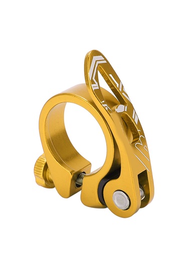 Fosenze Bolany Alüminyum Alyuminyum Bisiklet Oturma Postu Klembi 31.8mm Hızlı Serbest Kilitlenme Fonksiyonu Dağ Yolu Yolları İçin Altın Renkli Aksesuar Altın