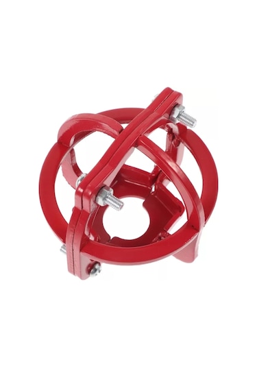 Sones Sökülemeyen Yangın Sprinkler Başlığı Koruyucu Kapak Braketi, Stil: Kırmızı 6 Noktalı Sprinkler İçin