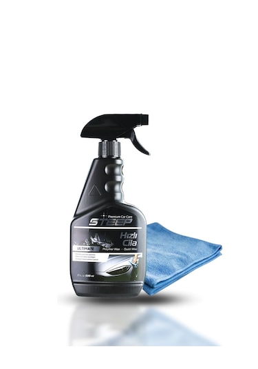 Steep Ultimate Hızlı Cila Wax İçerikli 500 Ml Mikrofiber 40x40 Bez