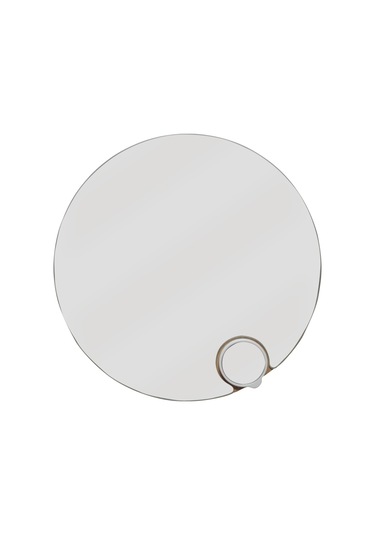 Akis 20 Duvar Aynası Meşe Beyaz