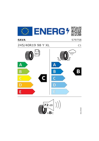 Sava 245/40R19 98Y Intensa Uhp 2 XL Fp Yaz Lastği 2024