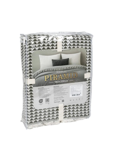 Battaniye Pamuk Piramid 180x200 Cm Yeşil
