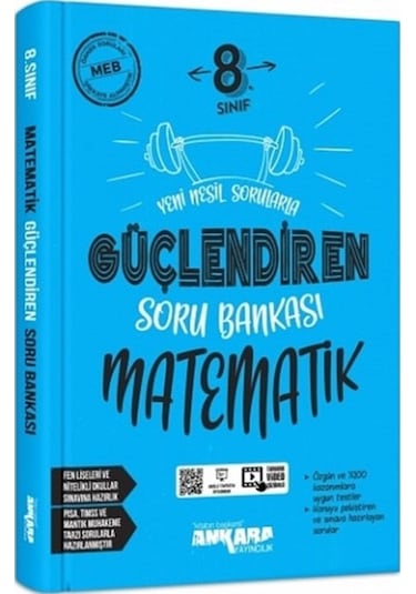 Ankara Yayıncılık 8. Sınıf Matematik Güçlendiren Soru Bankası