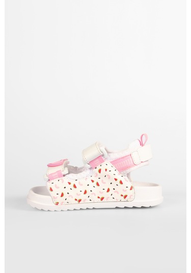 Vicco İnkagi Anatomik Kız Çocuk Sandalet Beyaz
