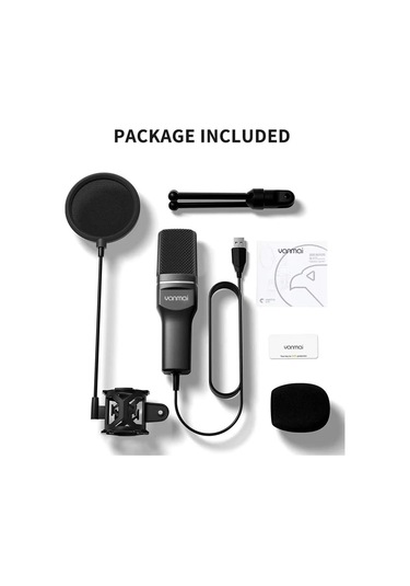 Sf-777 Kayıt Condenser Pop Filtre Kardioid Mikrofon + Tripod