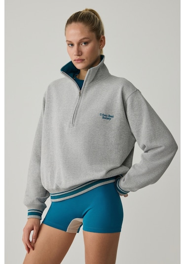 Urban Beat Ulıya Kadın Grimelanj Sweatshirt Grimelanj