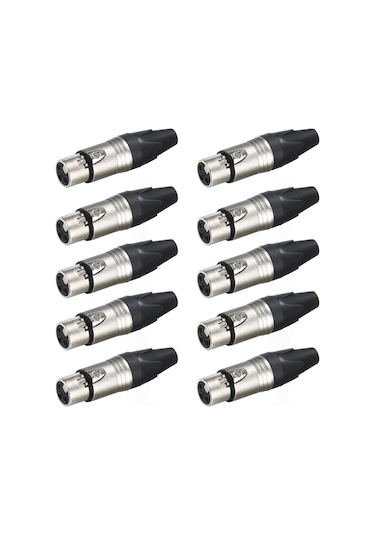 Losen La1031-1 Xlr 3-pin Dişi Konnektör 10 Lu Paket