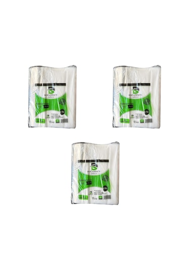 Doğanpack Şeffaf Naylon Bakkaliye Poşeti Torbası 3 x 1 KG 25 x 42 CM