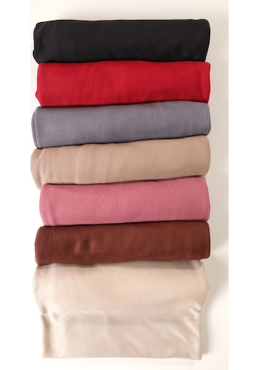 Melodi Scarf Tesettür Penye Şal Bej BEj
