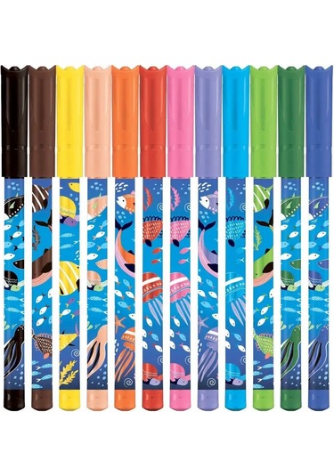 Maped Maped Ocean Lıfe Sökülebilir, 12 Renkli Dekoratif Flomaster 166355093