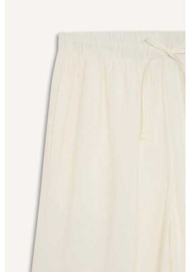 Defacto Regular Fit Esnek Belli Plaj Pantolonu-fall İn Love E1172ax25smwt16 Beyaz