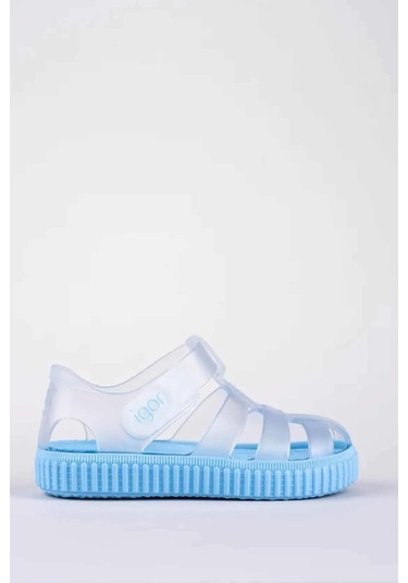 İgor Nico Cristal Bebek Çocuk Sandalet Transparan Mavi S10290-006 Turkuaz