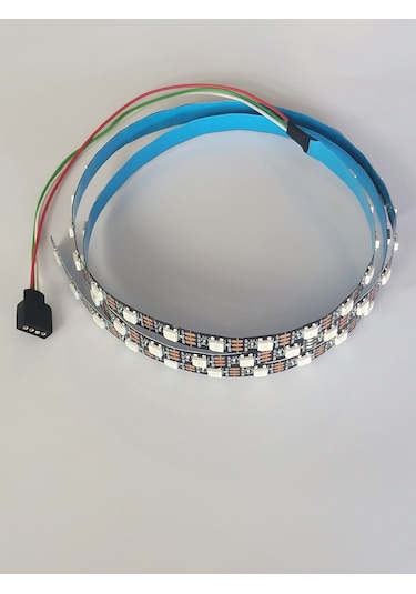 Ws2812B PC Anakart  uyumlu 1.METRE Argb Şerit Led 5V
