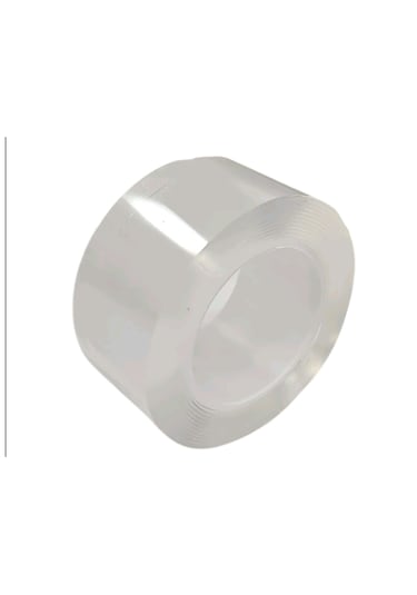 Dmax Silikonlu Şeffaf Çift Taraflı Bant 30mm X 2 Metre