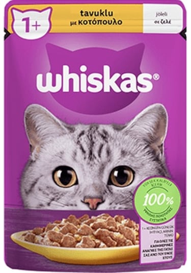 Whiskas Tavuklu Pouch Yetişkin Kedi Konservesi 28 x 85 G