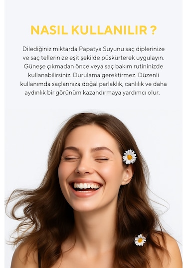 The Ceel Saf Papatya Suyu Saç Bakım Toniği 100 ml