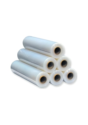 Streç Film 2kg 17 Mikron 300mt 50cm 1koli 6 Adet 1.kalite