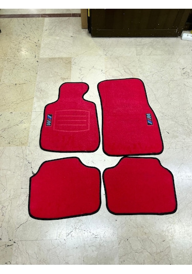 Bmw E30 E36 E46 E90 E92 F30 G20 Kırmızı Halı Paspas Takımı