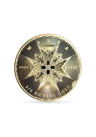 Agakulche Malta Haçı 1/2 Ons Altın Sikke Coin