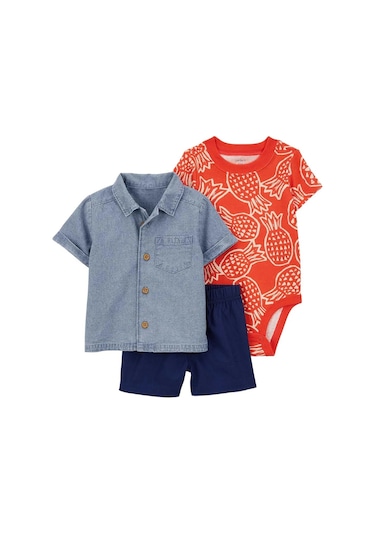 Carter's Erkek Bebek Alt Üst Set 1q474210 Karışık Renkli 001