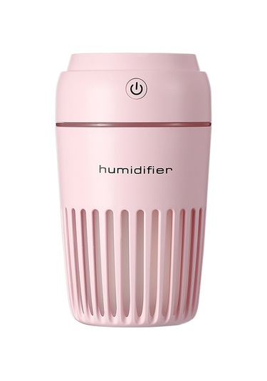 Padalink Hm03 Taşınabilir Hava Nemlendirici - 300ml Büyük Kapasite, Mikro Buhar, 7 Renkli Gece Lambası, Sessiz Çalışma, Otomatik Kapanma Pembe