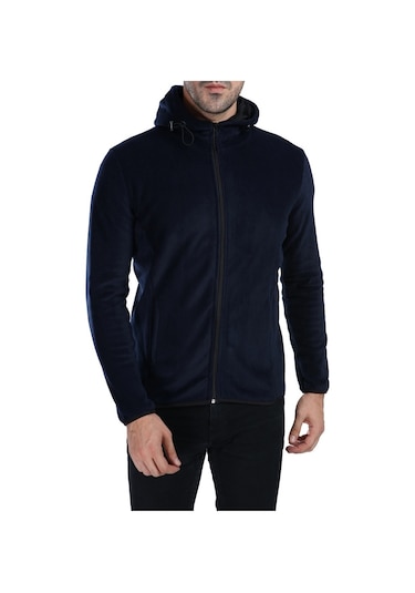 Ghassy Co. Erkek Kapşonlu Polar Ceket (152387624)