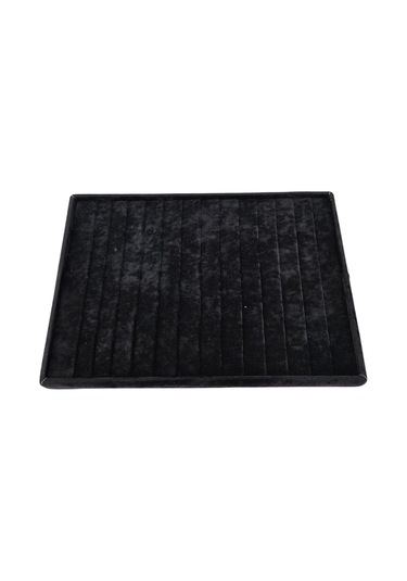 Bileklik Künyelik Siyah Süet Tabla 14 Kanallı 25x35 Cm Çok Renkli