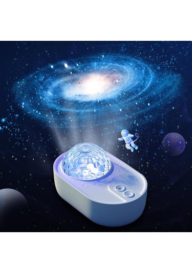Suntek Led Galaksi Projektör Hafif Müzik Usb Yıldızlı Beyaz Beyaz Diğer