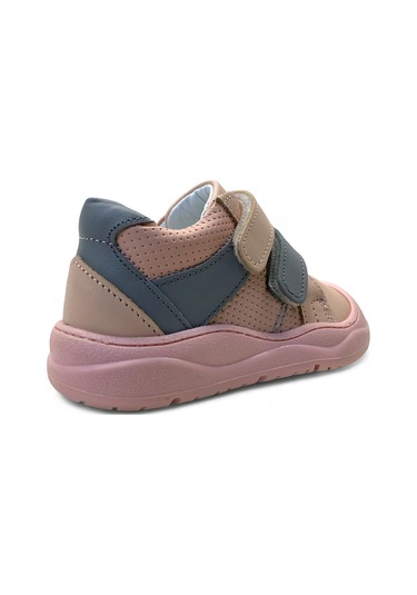 Tuğba Ortopedi 159 Bebek Deri İlk Adım Ayakkabı Pudra