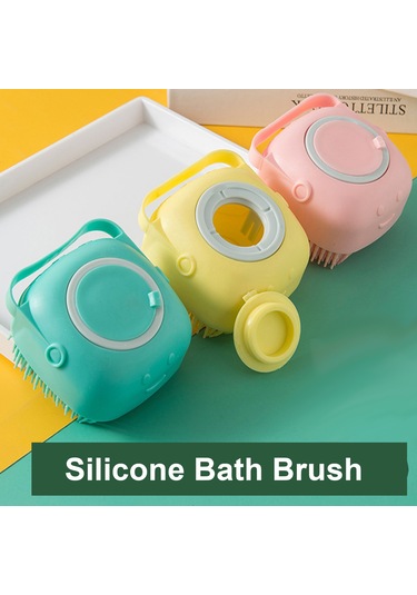 Vkemall Güvenli, Kullanışlı Ve Kompakt Vücut Fırçası - Mavi, Pembe, Sarı Renk Seçenekleri - 1 Adet