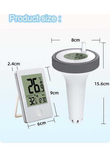 Springsun Dijital Yüzen Termometre Havuz/akvaryum : Su Sıcaklığını Anlık Ölçen Pratik Ve Dayanıklı Termometre