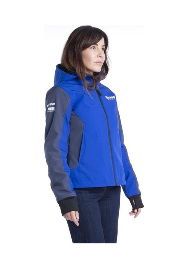 Yamaha Paddock Softshell Kadın Sürüş Ceketi Mavi