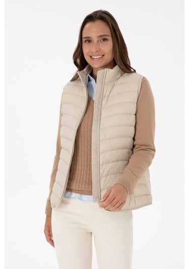 U.s. Polo Assn. Kadın Yelek Dokuma 50308083-vr256 İnci