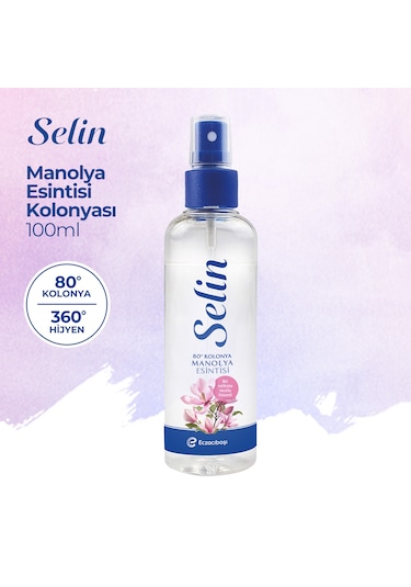 Selin Limon Kolonyası 900 ML + Manolya Esintisi Sprey Kolonya 100 ML