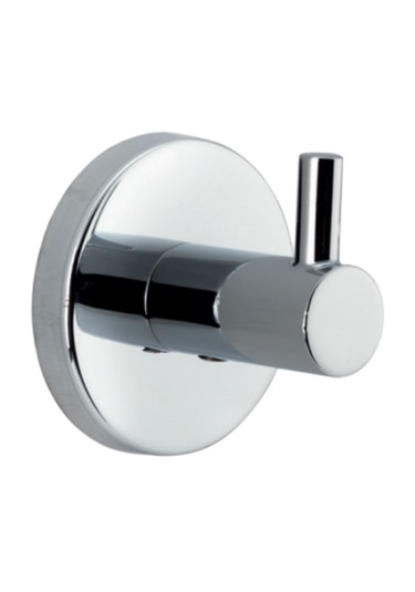 Çelik Banyo Paslanmaz Pirinç Flora Tekli Askılık Gri