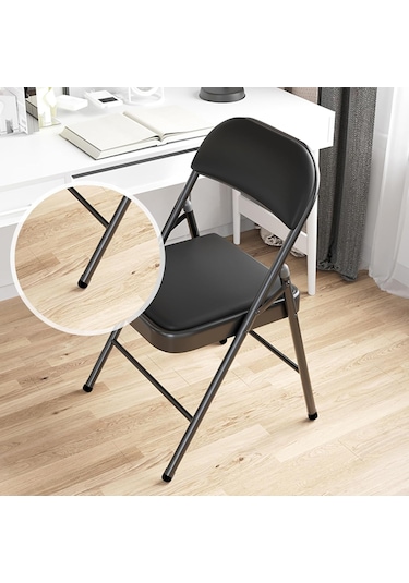 Neevoyu 30 Adet Plastik Tüp Uç Kapakları, 19 Mm Baş Çapı, 3/4 İnç Mutfak Metal Sandalye Ve Bahçe Mobilyası Kayma Koruması Siyah Uç Kapağı Seti