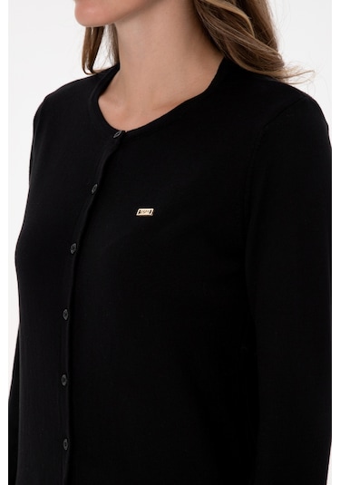 U.s. Polo Assn. Kadın Siyah Hırka Triko 50307719-vr046 Siyah U.s. Polo Assn. Kadın Siyah Hırka Triko 50307719-vr046 Siyah