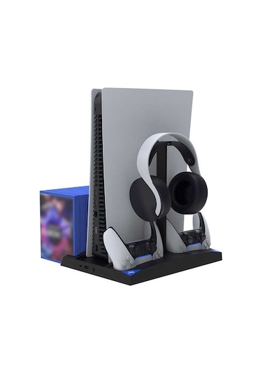 Ipega Pg P5013B Oyun Hazne Kulaklık Askı Ps5 Soğutucu Şarj Stand