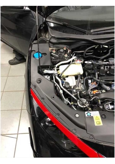 Honda Cıvıc Fc5 2016-2020 Çamurluk Üst Ic Koruma Kaplaması Logolu