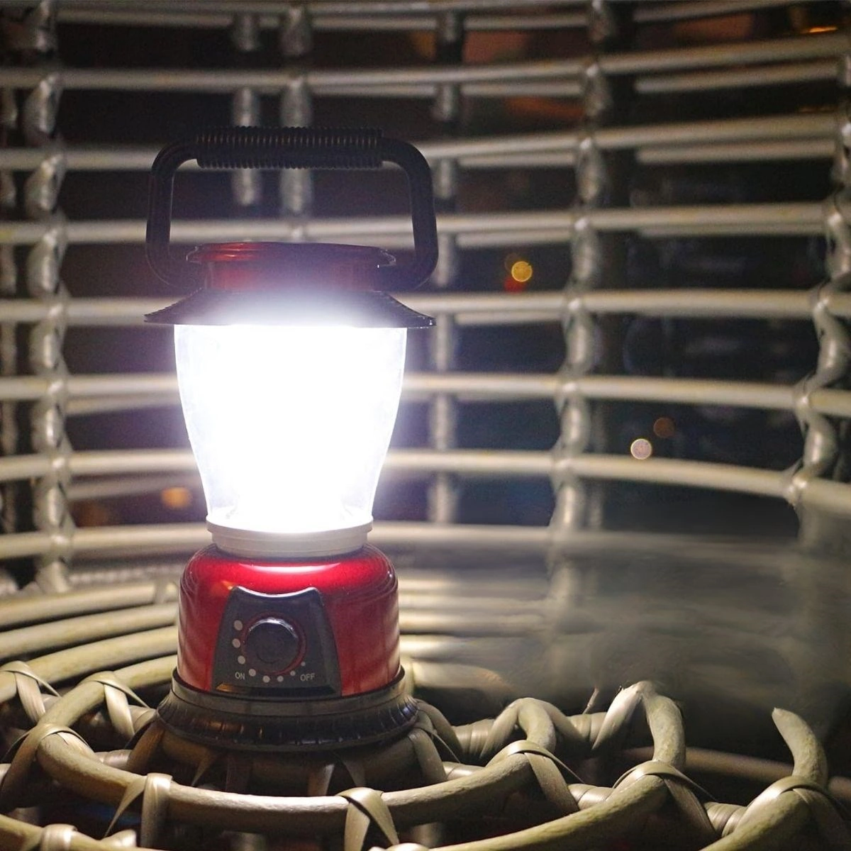 Sıladanal Ledli Kamp Lambası Pilli Ayarlı Led Işıldak Aydınlatma Gsh-6077 Siyah