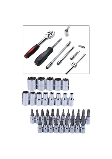 46 Parça Cırcırlı Lokma Seti Esnek Uzatma T Kol