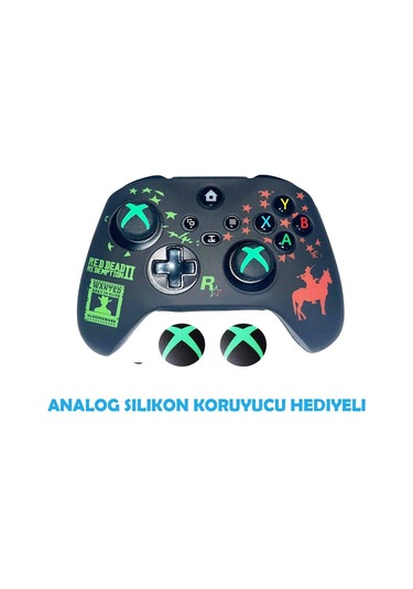 Xbox Series S/series X Red Dead Redemption Koruyucu Silikon Kılıf + Analog Silikon Koruyucu