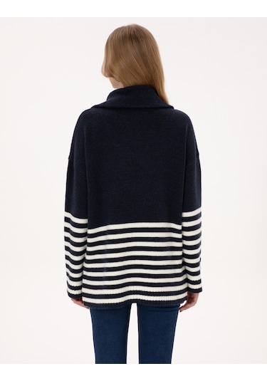Pierre Cardin Kadın Lacivert Kazak /triko 50317227-vr033 Lacivert