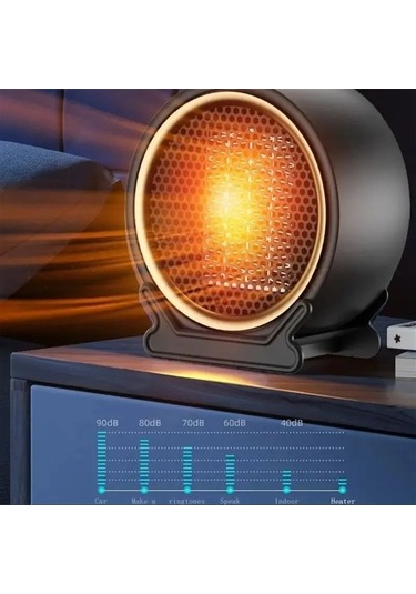 Jialan 1200 W Masaüstü Sıcak Havalı Fanlı Elektrikli Isıtıcı Od