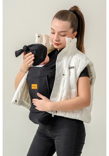 Premium Esnek Kumaş Anakucağı, Sling Bebek Taşıma Şalı