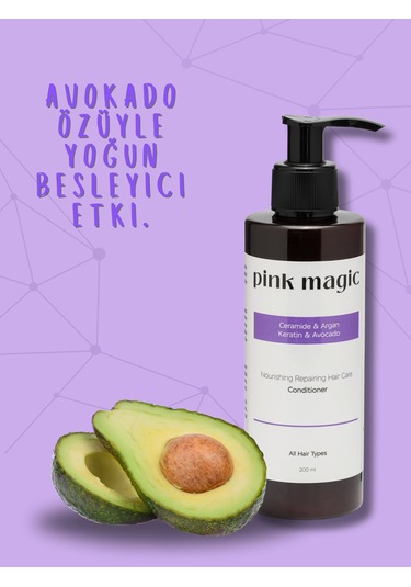 Pink Magic Besleyici ve Onarıcı Saç Bakım Kremi 200 ML